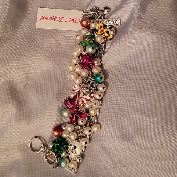 Betsey Johnson holiday polar bear Gift Bows Snowflake - Picture 3 of 9